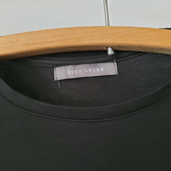 Suzy Shier Black Long Sleeve Dress - Picture 4 of 5